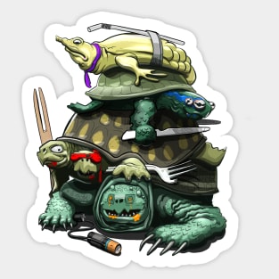 Purtle Tower Sticker